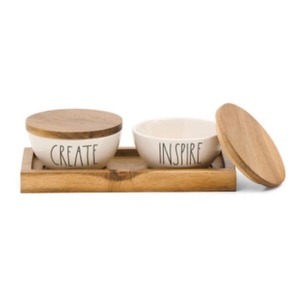 Rae Dunn create-inspire bowl set - Picture 1 of 2